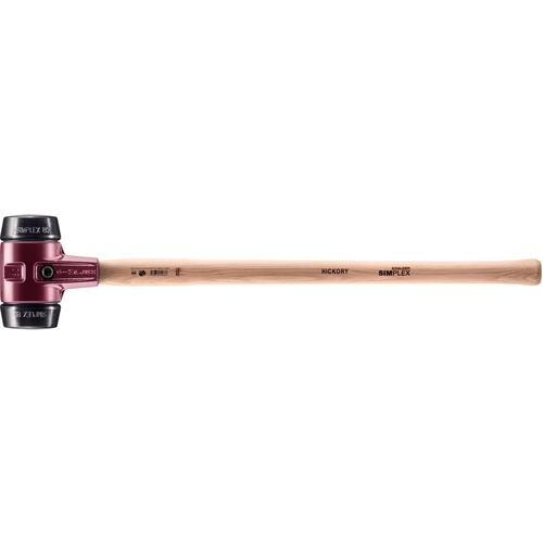 ロームヘルド・ハルダー HALDER SIMPLEX スレッジハンマー 鋳鉄ハウジング、ヒッコリーハンドル 頭径（80）mm ゴム複合材（黒） 3002.081 [1674-300892]