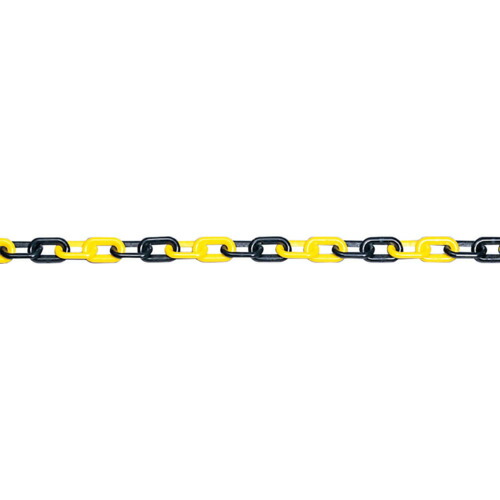 ユニット プラスチックチェーン 黄/黒 10m 871-246 [171-0095421]