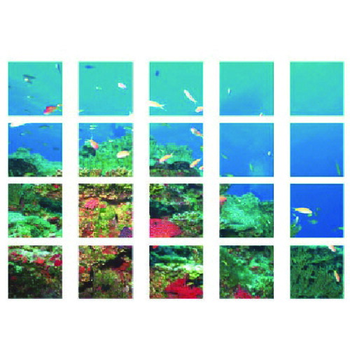 ユニット 【個人宅不可】 マルチシート 海の仲間たち スコッチプリント 400×400 917-09 [171-511662]