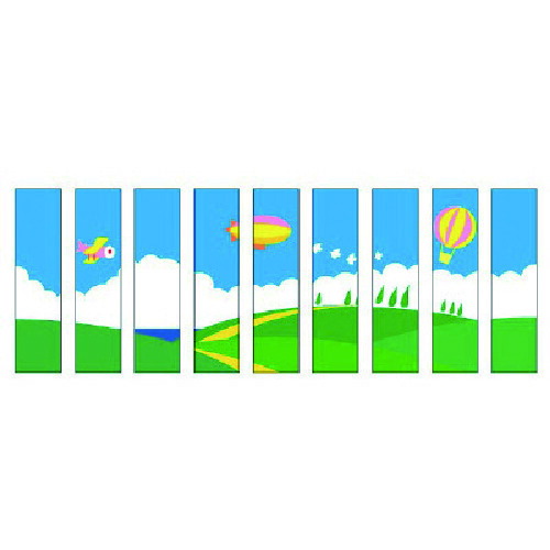 ユニット 【個人宅不可】 ワイドシート ピクニック日和 スコッチプリント 1600×400 919-17 [171-511716]