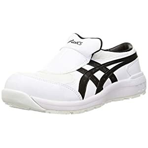 アシックス asics ウィンジョブCP211 SLIP-ОN ホワイト×ブラック 25.5cm 1273A031.100-25.5 [172-453576]