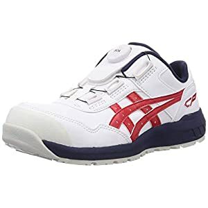【当日発送】アシックス asics 【Z】安全靴 ウィンジョブ CP306 BOAホワイト/クラシックレッド 26.5cm 1273A029.100-26.5 [172-976357]