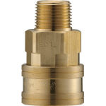 長堀工業 ナック NAC クイックカップリング TL型 真鍮製 CTL16SM2 [173-323401]｜ＤＡＩＳＨＩＮ工具箱　店