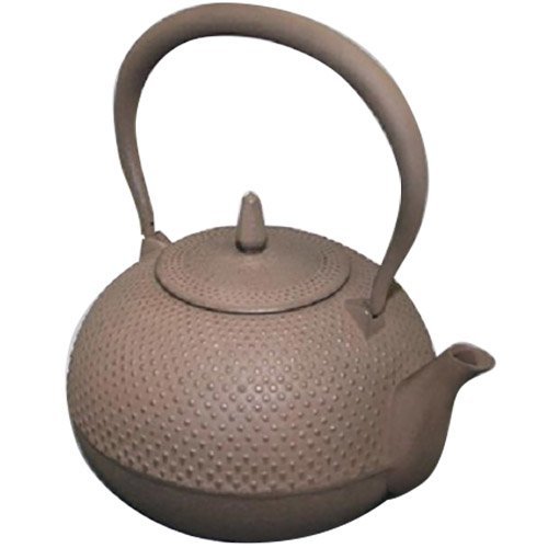 楽天市場】南部鉄瓶 梔子 小 茶 あられ文様 1.2L 15cm径 × H:18cm IH