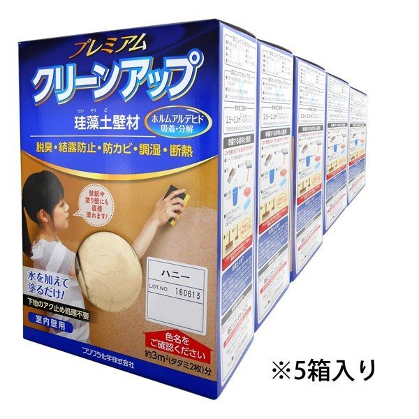 【マラソン期間エントリーでポイント5倍】フジワラ化学 フジワラ プレミアム珪藻土壁材5坪 ハニー - [1859-8466585]｜ＤＡＩＳＨＩＮ工具箱　店