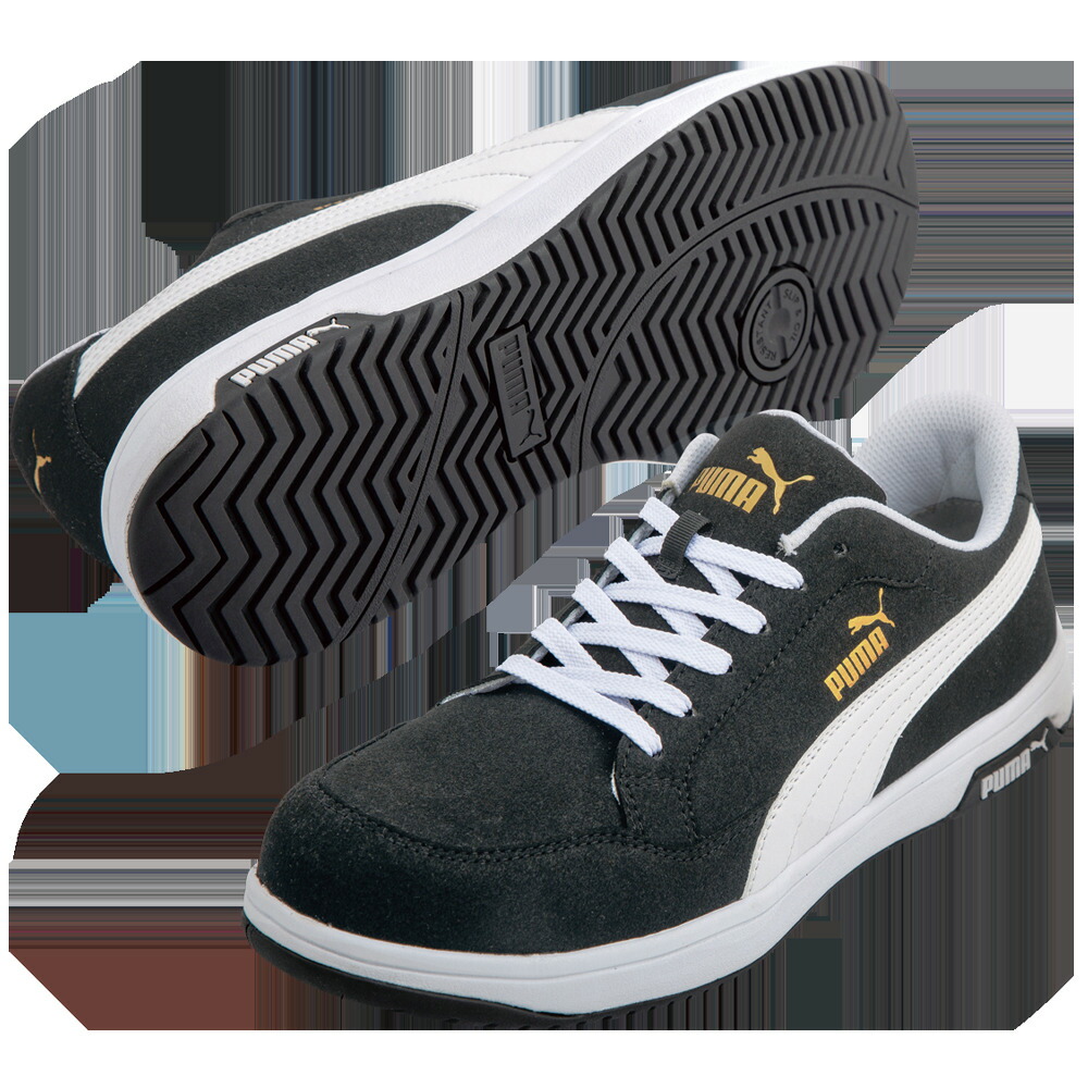プーマ PUMA 安全靴 AIRTWIST 2.0 BLACK LOW　23.5 #64.215.0 [1871-8106207]