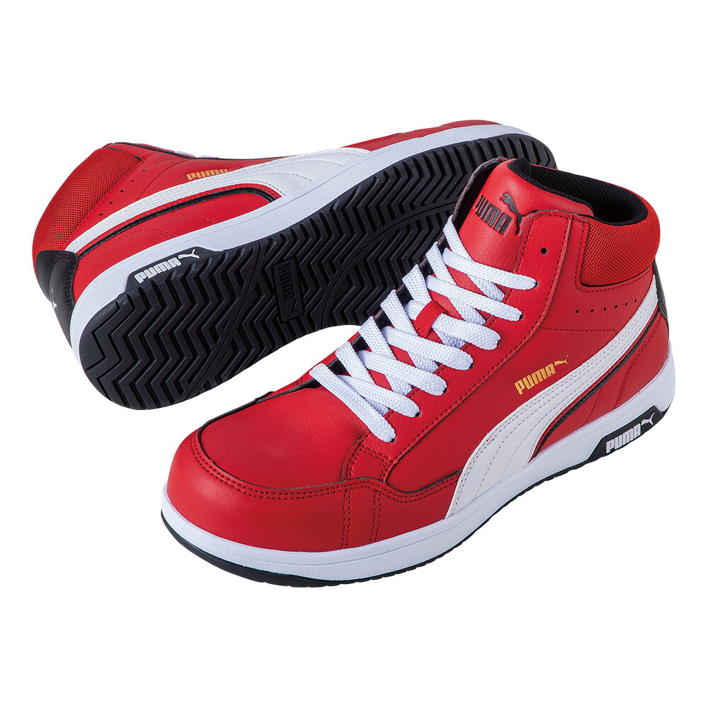 プーマ PUMA 安全靴 AIRTWIST 2.0 RED MID　26.0 #63.209.0 [1871-8112345]