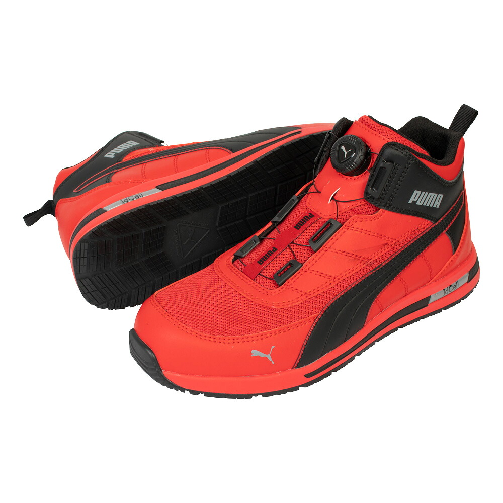【マラソン期間エントリーでポイント5倍】プーマ PUMA 安全靴 SWITCHBACK RED DISC MID　26.0 #63.215.0 [1871-8122498]｜ＤＡＩＳＨＩＮ工具箱　店