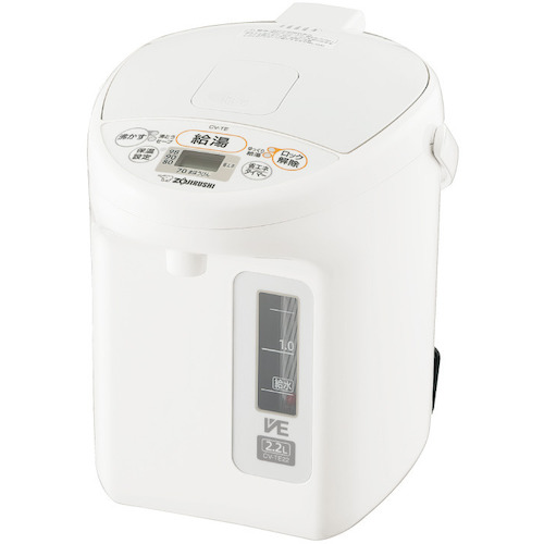象印マホービン ZOJIRUSHI VE電気まほうびん CV-TE22-WA [1923-5221926]
