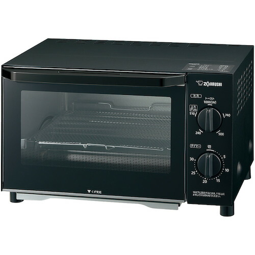 象印マホービン ZOJIRUSHI オーブントースター EQ-AH22 マットブラック EQ-AH22-BZ [1923-5222084]