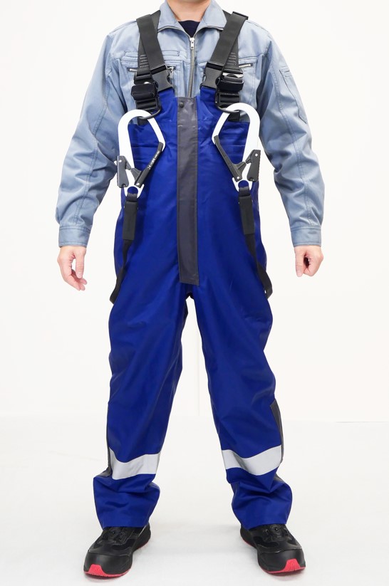 コヤナギ 【別途送料】 HW-01GW-01専用サロペット ネイビー M 雨具 カッパ 防水 PW-01 [2046-1034688]