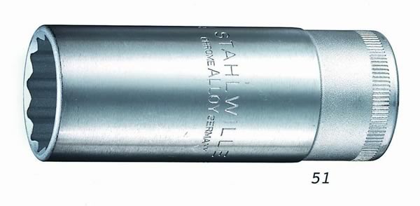 スタビレー STAHLWILLEI 1/2SQディ-プソケット 12角 51-15 [208-005598]