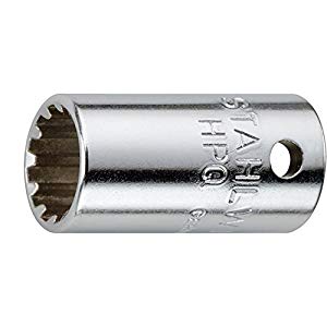 スタビレー STAHLWILLEI （1/4SQ）スプラインソケット5/16（01011010） 40ASP-10 [208-109128]