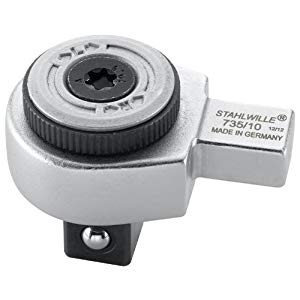 スタビレー STAHLWILLEI 【別途送料】 【個人宅不可】 トルクレンチ差替ヘッド（ラチェット）（58250065） 735/40HD [208-208784]