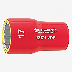 スタビレー STAHLWILLEI （3/8SQ）絶縁ソケット （02380017） 12171VDE-17 [208-253548]
