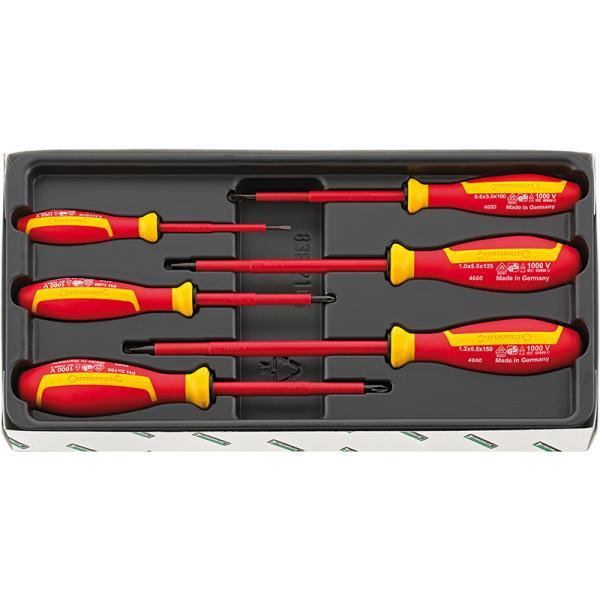 スタビレー STAHLWILLEI 4695VDE 絶縁ドライバーセット 6PC （96469515） 4695VDEN [208-279296]｜ＤＡＩＳＨＩＮ工具箱　店