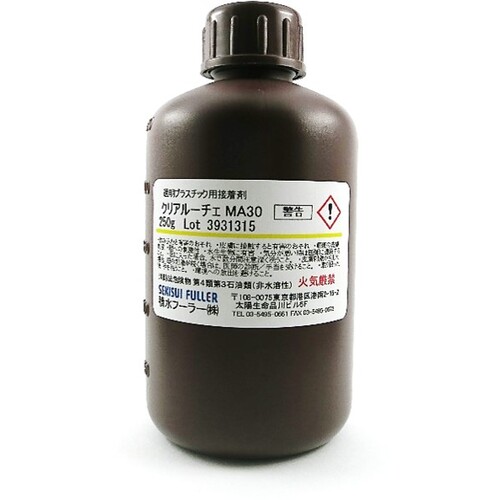 積水フーラー 【別途送料】 【個人宅不可】 【12個販売】積水 可視光重合型プラスチックス用 透明接着剤 クリアルーチェ MA30 250G MA30250G [2123-00000031]