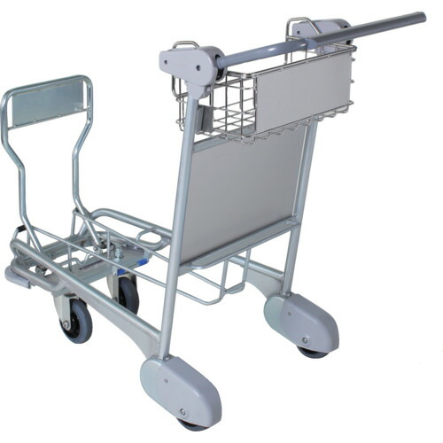 花岡車輛 【別途送料】 ダンディ ブレーキ付手荷物カート 150kg PC-90 [2125-2434165]