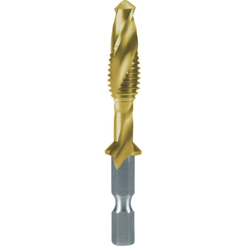 ルコ RUKO 六角軸タッピングドリル M4X0.7 54mm チタン 270015T [223-108449]