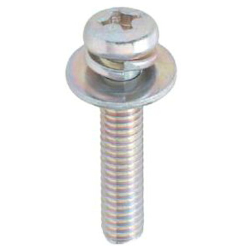 八幡ねじ YAHATA ナベ組込ねじ P-3 三価クロメート M3×25 （1300本入） 4580172747263 [2310-2747263]