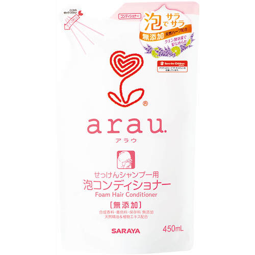 サラヤ 【20個販売】アラウ. 泡コンディショナ 450mL 詰替 25771 [244-257711]