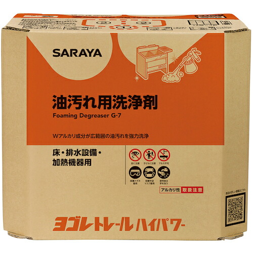 【マラソン期間エントリーでポイント5倍】サラヤ ヨゴレトレールハイパワー18kg八角 32398 [244-323988]｜ＤＡＩＳＨＩＮ工具箱　店