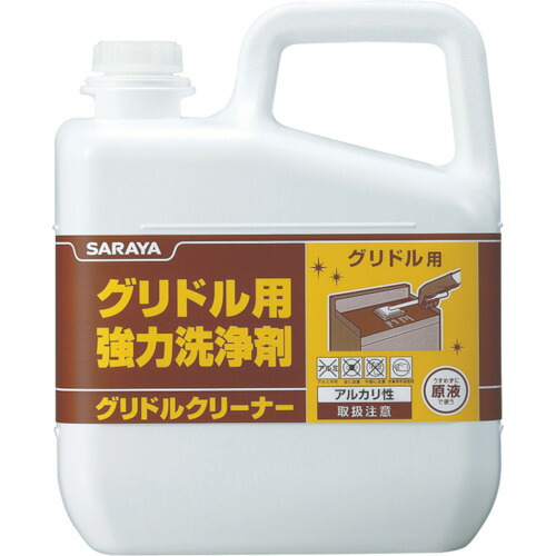 サラヤ 【3個販売】グリドル用強力洗浄剤 グリドルクリーナー 6kg 51393 [244-513930]
