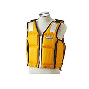 タニザワ ライフジャケット 小型船舶用浮力補助具 黄 KB-61-Y [246-092272]