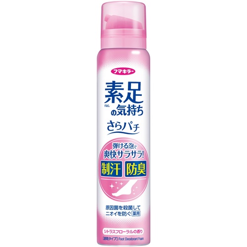 フマキラー 【36本販売】素足の気持ちさらパチ80G シトラスフローラルの香り 450491 [251-450491]