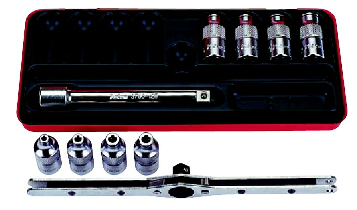 コーケン Ko-Ken 3/8（9.5mm）タップホルダーセット 10ヶ組 #3261 [255-235117]