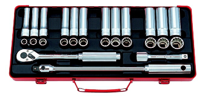 コーケン Ko-Ken 1/2（12.7mm）ソケットセット 27ヶ組 #4277 [255-239146]｜ＤＡＩＳＨＩＮ工具箱　店