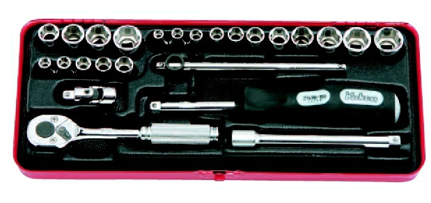 コーケン Ko-Ken 1/4（6.35mm）ソケットセット 25ヶ組 2201AM [255-213016]