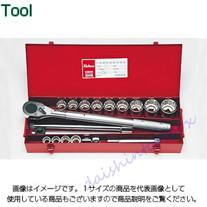 コーケン Ko-Ken 3/4（19mm）ソケットセット 25ヶ組 6260A [255-215942]
