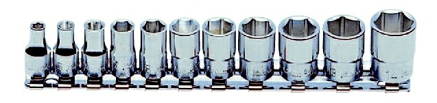 コーケン Ko-Ken 1/4（6.35mm）6角ソケットレールセット 11ヶ組 RS2400M/11 [255-216413]