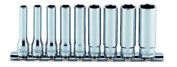 コーケン Ko-Ken 1/4（6.35mm）6角ディープソケットレールセット 9ヶ組 RS2300A/9 [255-216444] 7,860円