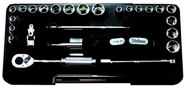 コーケン Ko-Ken 1/4（6.35mm）ソケットセット 25ヶ組 P2201AM [255-218745]