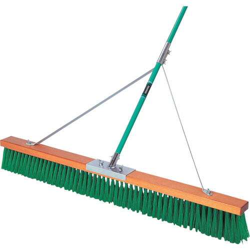 テラモト コートブラシ（塩化ビニール）ステー付 180cm CL-414-718-0 [261-675206]