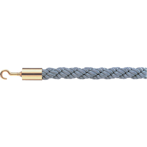 テラモト パーテーションロープ 30AB グレー SU-654-110-7 [261-637075]