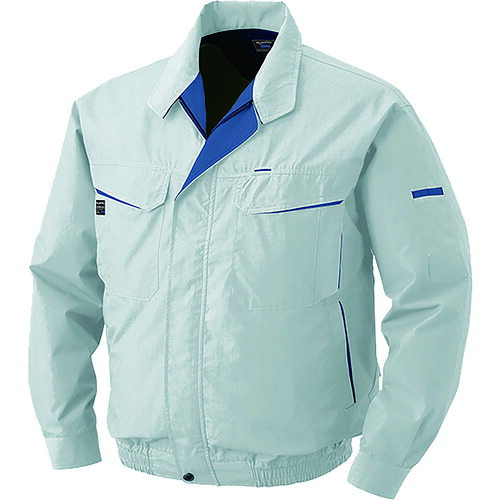 空調服 空調服 綿・ポリ混紡ワークウェアのみ シルバー 5L KU90470-C06-S7 [2616-0820851]