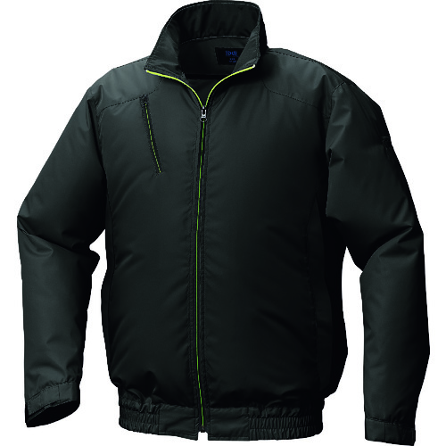 空調服 空調服 ポリエステル製カジュアル空調服［［R上］］ ウェアのみ ブラック 3L KU92010C-C09-S5 [2616-8511769]