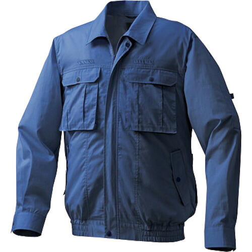 空調服 空調服 綿・ポリ混紡フルハーネス仕様空調服［［R下］］ ネイビー 4L KU92100N80S6 [2616-8516672]