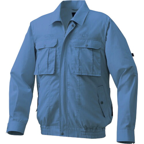 空調服 空調服 綿・ポリ混紡フルハーネス仕様空調服［［R下］］ ライトブルー M KU92100N20S2 [2616-8516757]