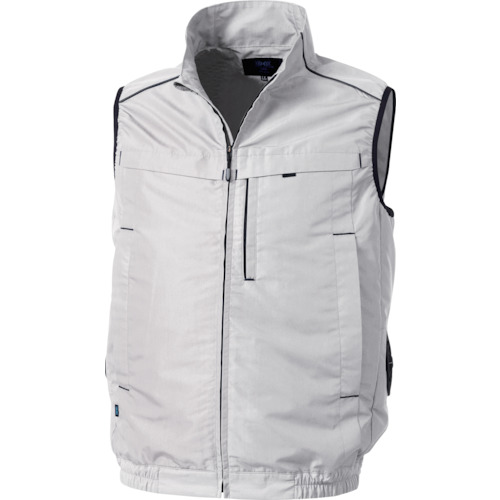 空調服 空調服 ベスト（横ファン） シルバー M KU92320K30S2 [2616-8527197]