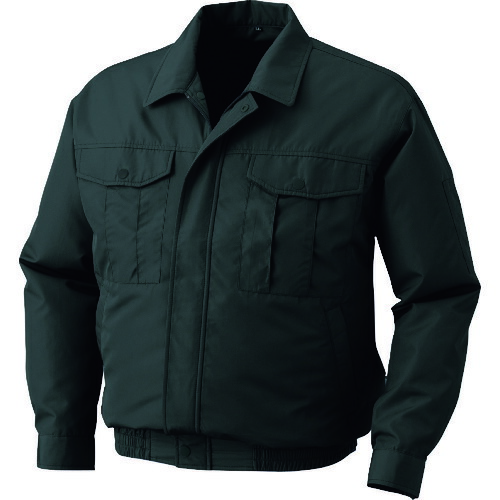 空調服 空調服 ポリエステル製ワーク空調服［［R下］］ ウェアのみ チャコール LL KU90540-C69-S4 [2616-7498531]