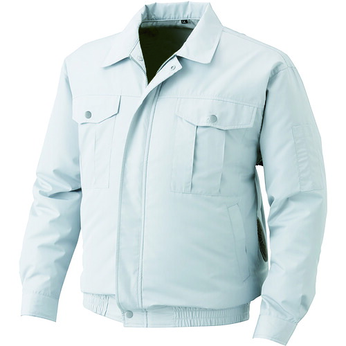 空調服 空調服 屋外作業用空調服［［R下］］ ウェアのみ シルバー 4L KU90720-C06-S6 [2616-7498616]