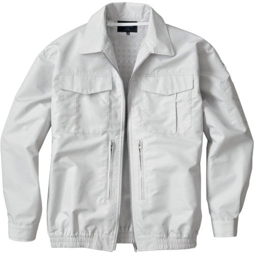 空調服 空調服 スペーサー一体型空調服［［R上］］ シルバー 5L KU92130K30S7 [2616-8517280]