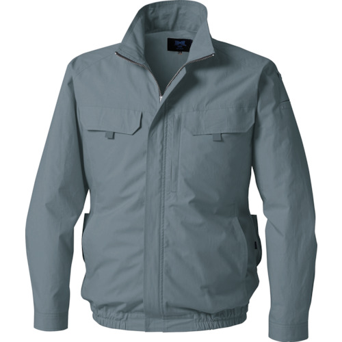 空調服 空調服 長袖ブルゾン グレー LL KU92230K50S4 [2616-8522758]