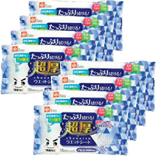レック 【4袋販売】LEC 水の激落ち超厚ウエット8P S00997 [2617-0160262]