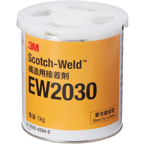 スリーエム 3M 【6缶販売】【保管時要冷蔵】Scotch-Weld 一液エポキシ加熱硬化型接着剤 EW2030 1kg EW2030 1KG [263-1223951]