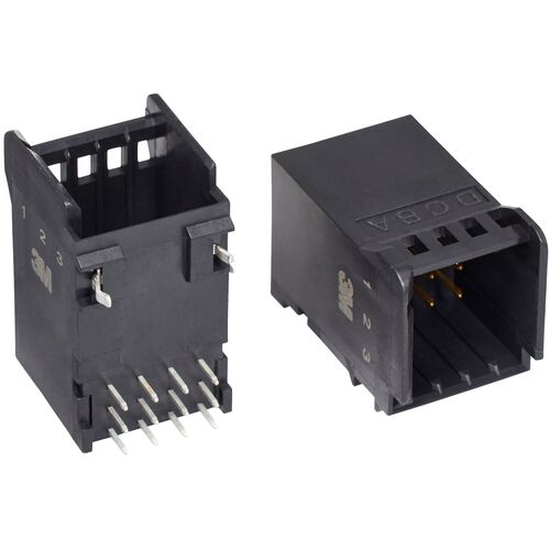 スリーエム 3M 【100個販売】ミニスタックコネクタ ボードマウントヘッダー ライトアングル型 コモンタイプ 3S612-42C3-B00 PP [263-9224714]